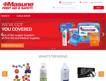 Tablet Screenshot of masune.com
